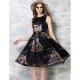 Women retro street chic dress - Flower Net